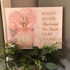 💝Inspirational framed canvas💝